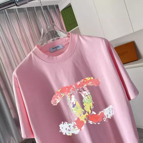 Replica Chanel T-Shirts Short Sleeved For Unisex #1323386 $42.00 USD for Wholesale