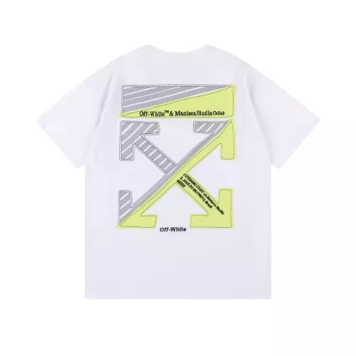 Off-White T-Shirts Short Sleeved For Unisex #1323450 $34.00 USD, Wholesale Replica Off-White T-Shirts