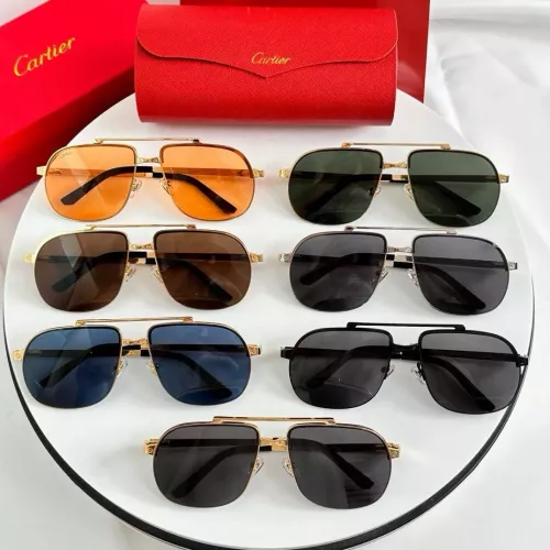 Replica Cartier AAA Quality Sunglassess #1323527 $52.00 USD for Wholesale
