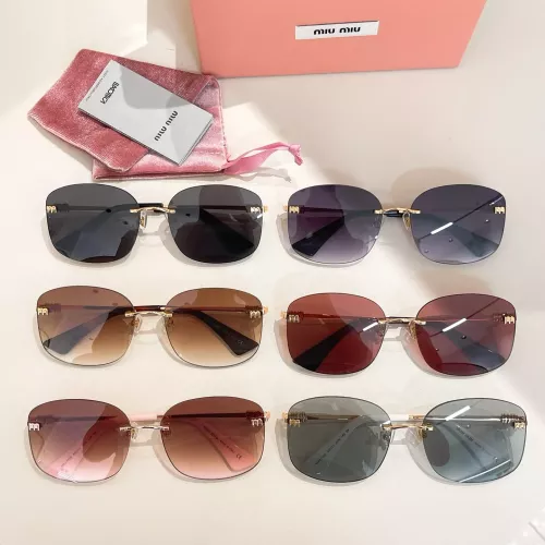 Replica MIU MIU AAA Quality Sunglasses #1323608 $60.00 USD for Wholesale