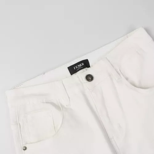 Replica Fendi Jeans For Men #1323629 $42.00 USD for Wholesale