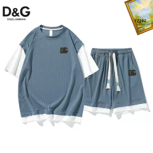 Dolce &amp; Gabbana D&amp;G Tracksuits Short Sleeved For Men #1323652 $48.00 USD, Wholesale Replica Dolce &amp; Gabbana D&amp;G Tracksuits