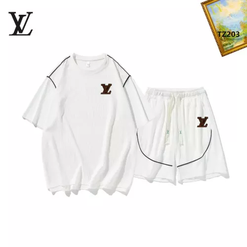 Louis Vuitton LV Tracksuits Short Sleeved For Men #1323656 $48.00 USD, Wholesale Replica Louis Vuitton LV Tracksuits