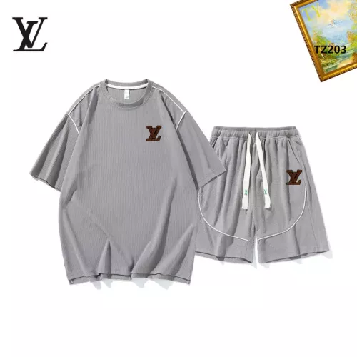 Louis Vuitton LV Tracksuits Short Sleeved For Men #1323657 $48.00 USD, Wholesale Replica Louis Vuitton LV Tracksuits