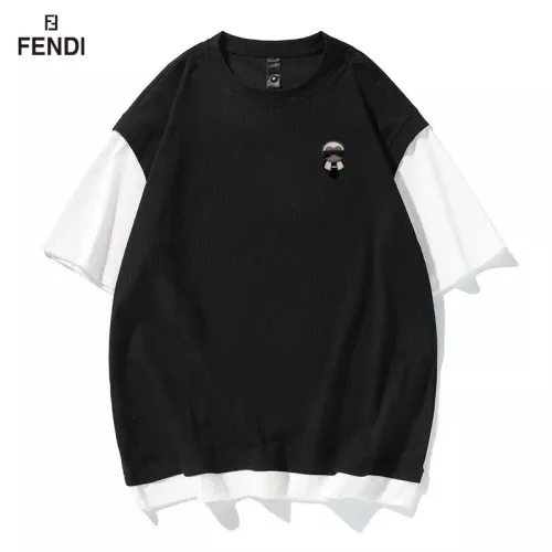 Replica Fendi Tracksuits Short Sleeved For Men #1323662 $48.00 USD for Wholesale