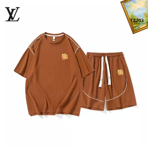 Louis Vuitton LV Tracksuits Short Sleeved For Men #1323669 $48.00 USD, Wholesale Replica Louis Vuitton LV Tracksuits