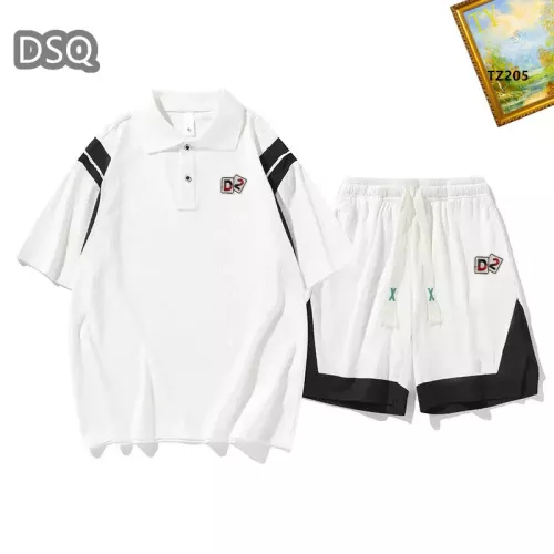 Dsquared Tracksuits Short Sleeved For Men #1323680 $48.00 USD, Wholesale Replica Dsquared Tracksuits