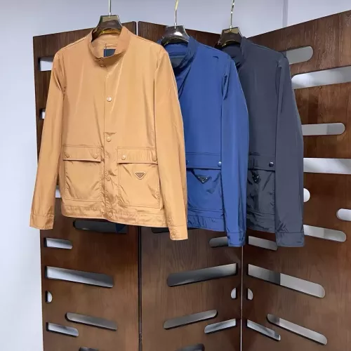 Replica Prada Jackets Long Sleeved For Men #1323707 $92.00 USD for Wholesale