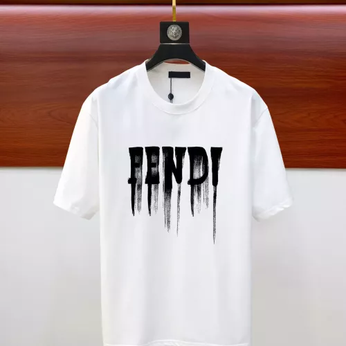 Fendi T-Shirts Short Sleeved For Unisex #1323741 $42.00 USD, Wholesale Replica Fendi T-Shirts