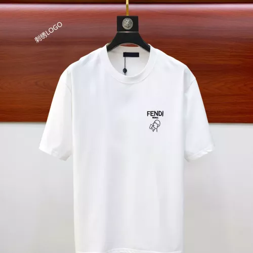 Fendi T-Shirts Short Sleeved For Unisex #1323752 $42.00 USD, Wholesale Replica Fendi T-Shirts
