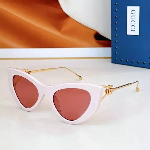 Gucci AAA Quality Sunglasses #1323839 $60.00 USD, Wholesale Replica Gucci AAA Quality Sunglasses