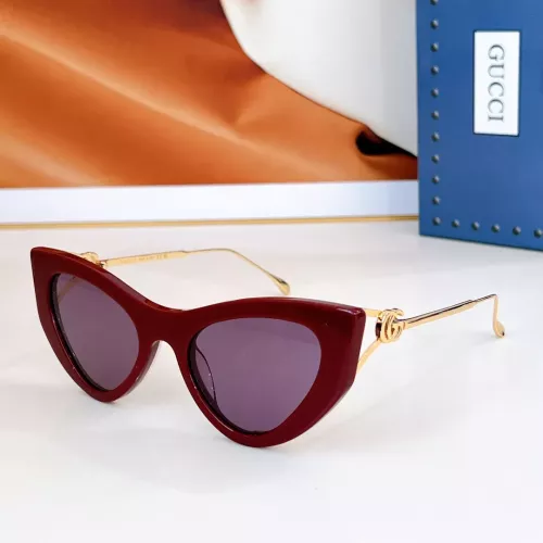 Gucci AAA Quality Sunglasses #1323840 $60.00 USD, Wholesale Replica Gucci AAA Quality Sunglasses