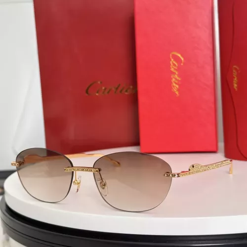 Cartier AAA Quality Sunglassess #1323980 $64.00 USD, Wholesale Replica Cartier AAA Quality Sunglassess