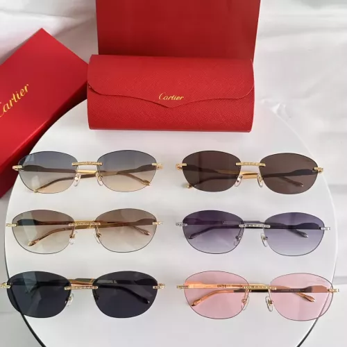 Replica Cartier AAA Quality Sunglassess #1323980 $64.00 USD for Wholesale