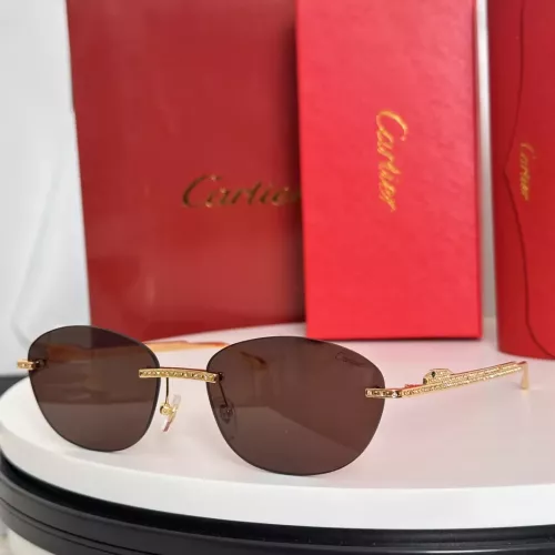 Cartier AAA Quality Sunglassess #1323982 $64.00 USD, Wholesale Replica Cartier AAA Quality Sunglassess