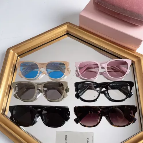 Replica MIU MIU AAA Quality Sunglasses #1324135 $60.00 USD for Wholesale
