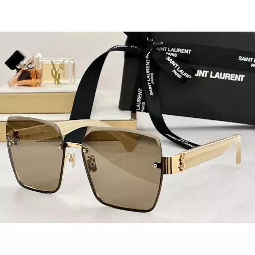 Yves Saint Laurent YSL AAA Quality Sunglasses #1324219 $64.00 USD, Wholesale Replica Yves Saint Laurent YSL AAA Quality Sunglasses