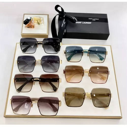 Replica Yves Saint Laurent YSL AAA Quality Sunglasses #1324219 $64.00 USD for Wholesale