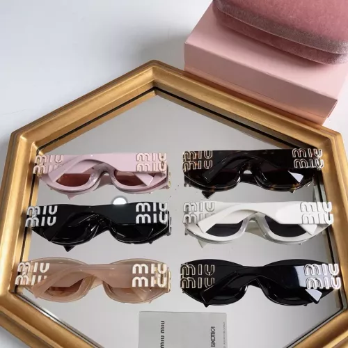 Replica MIU MIU AAA Quality Sunglasses #1324292 $60.00 USD for Wholesale