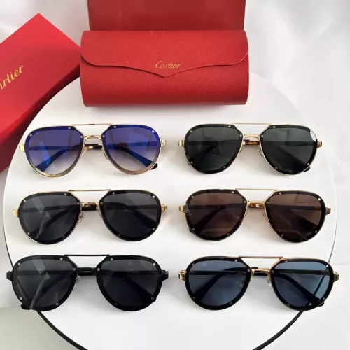 Replica Cartier AAA Quality Sunglassess #1324360 $48.00 USD for Wholesale