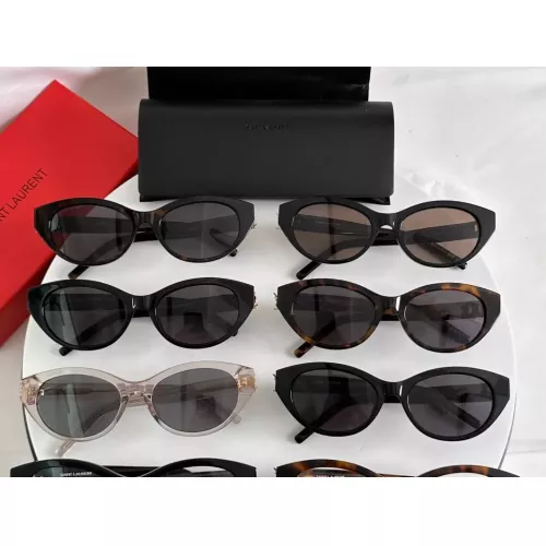 Replica Yves Saint Laurent YSL AAA Quality Sunglasses #1324469 $56.00 USD for Wholesale