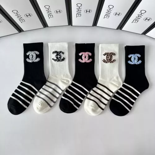 Replica Chanel Socks #1324494 $29.00 USD for Wholesale