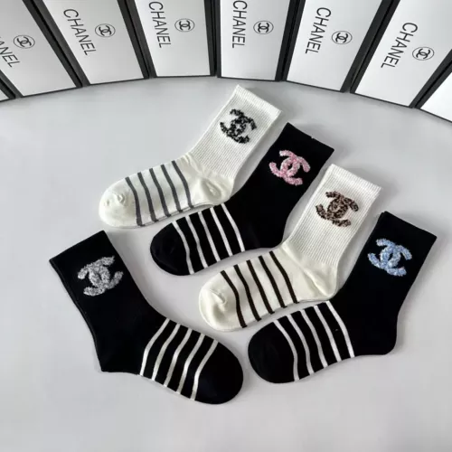 Replica Chanel Socks #1324494 $29.00 USD for Wholesale