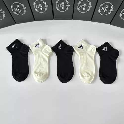 Prada Socks #1324606 $29.00 USD, Wholesale Replica Prada Socks
