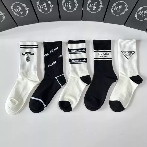 Replica Prada Socks #1324613 $29.00 USD for Wholesale
