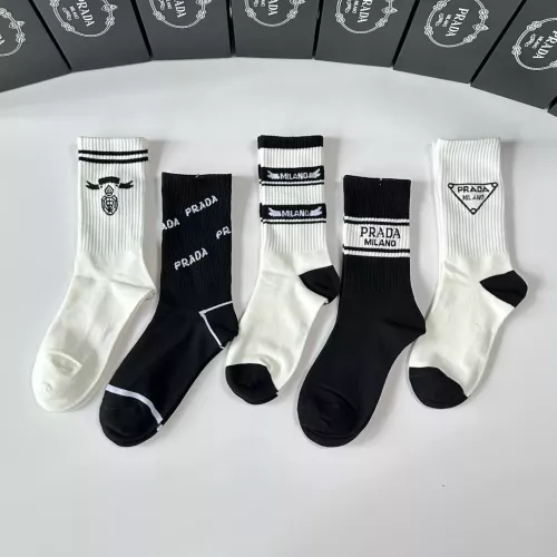 Replica Prada Socks #1324613 $29.00 USD for Wholesale