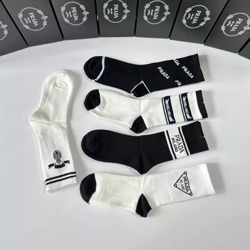 Replica Prada Socks #1324613 $29.00 USD for Wholesale