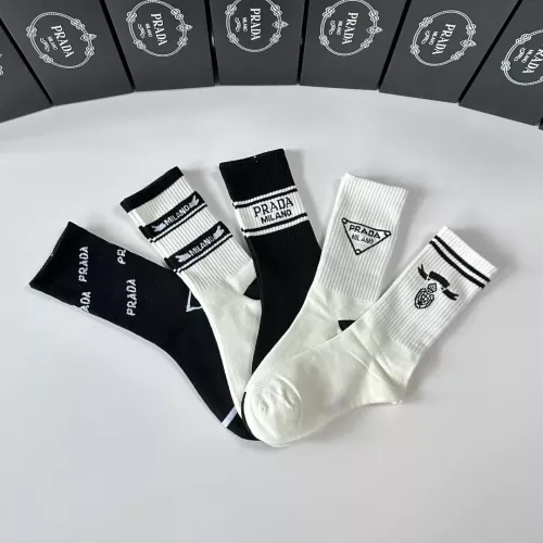 Replica Prada Socks #1324613 $29.00 USD for Wholesale
