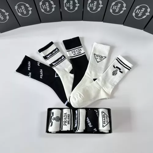 Replica Prada Socks #1324613 $29.00 USD for Wholesale