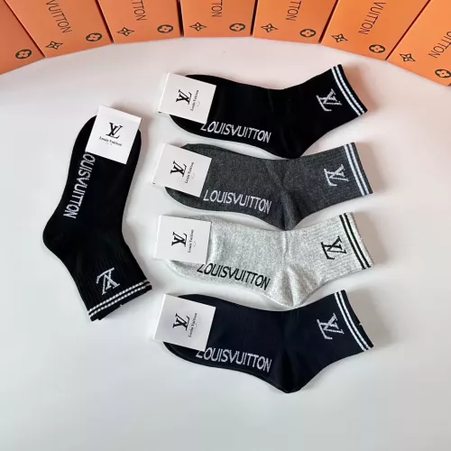 Replica Louis Vuitton LV Socks #1324631 $27.00 USD for Wholesale