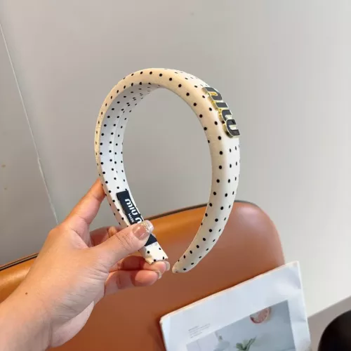 Replica MIU MIU Headband For Women #1324783 $27.00 USD for Wholesale