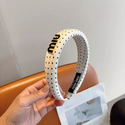Replica MIU MIU Headband For Women #1324783 $27.00 USD for Wholesale