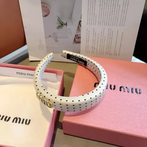 Replica MIU MIU Headband For Women #1324783 $27.00 USD for Wholesale