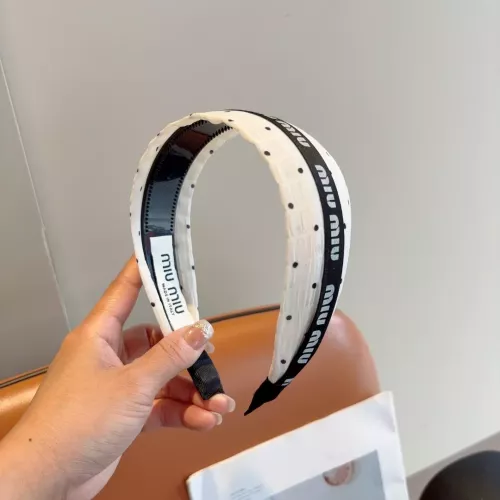 Replica MIU MIU Headband For Women #1324785 $27.00 USD for Wholesale