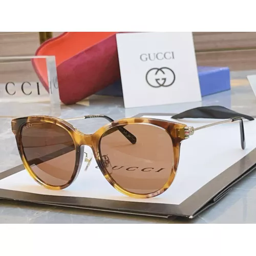 Gucci AAA Quality Sunglasses #1324830 $56.00 USD, Wholesale Replica Gucci AAA Quality Sunglasses