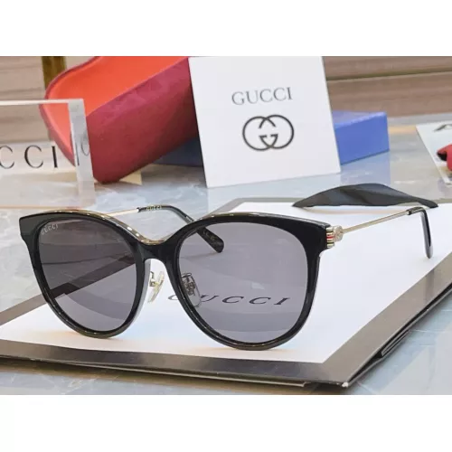 Gucci AAA Quality Sunglasses #1324833 $56.00 USD, Wholesale Replica Gucci AAA Quality Sunglasses