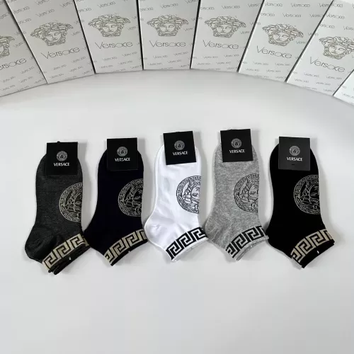 Replica Versace Socks #1324970 $27.00 USD for Wholesale