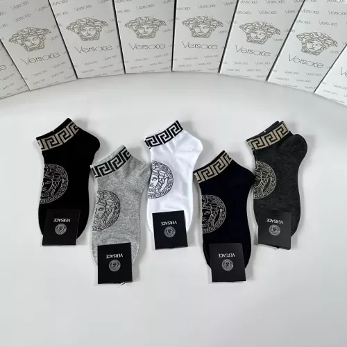 Replica Versace Socks #1324970 $27.00 USD for Wholesale