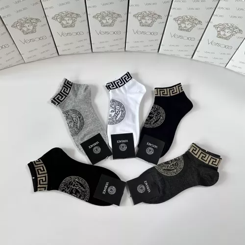 Replica Versace Socks #1324970 $27.00 USD for Wholesale