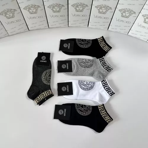 Replica Versace Socks #1324970 $27.00 USD for Wholesale