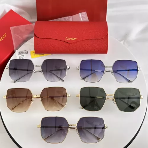 Replica Cartier AAA Quality Sunglassess #1324992 $48.00 USD for Wholesale