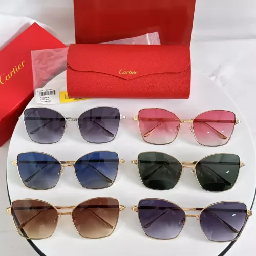 Replica Cartier AAA Quality Sunglassess #1324996 $48.00 USD for Wholesale