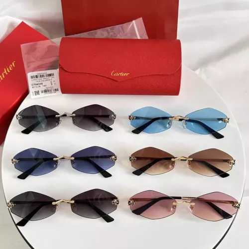 Replica Cartier AAA Quality Sunglassess #1325003 $48.00 USD for Wholesale