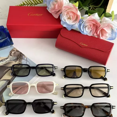 Replica Cartier AAA Quality Sunglassess #1325009 $60.00 USD for Wholesale