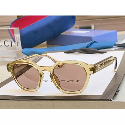 Gucci AAA Quality Sunglasses #1325322 $56.00 USD, Wholesale Replica Gucci AAA Quality Sunglasses