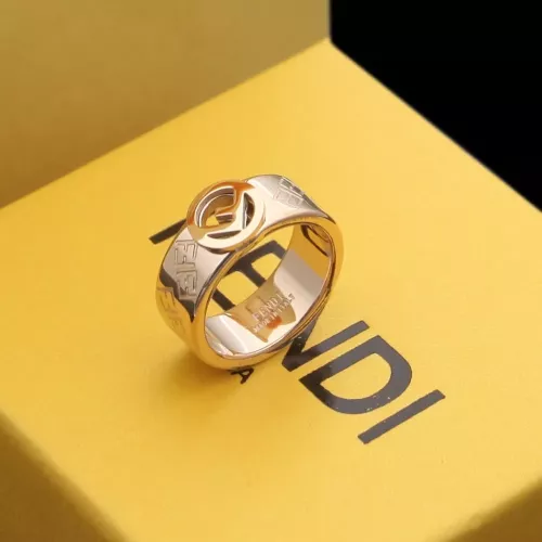 Fendi Rings In Rose Gold #1326119 $25.00 USD, Wholesale Replica Fendi Rings
